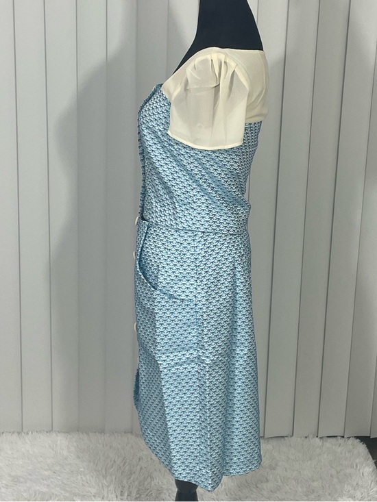 ALICE’S PIG Brooke’s Bavaria Polka Dot Button-Front Pencil Skirt Set Pastel Blue - Picture 4 of 12